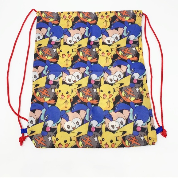 pokemon drawstring backpack